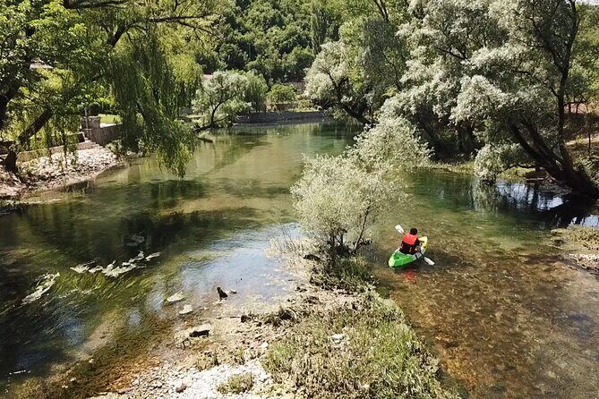 Discovery Kayak Adventure: Magical river experience near Mostar - Stop 2: Bunica Boating Downriver, Wildlife Watching, and the Turn Point