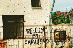 Fall of Yugoslavia, Sarajevo War Tour with Tunnel of Hope Museum and Frontlines - Olympic Complex drive-by: Holiday Inn memories, children’s hospital, and stadium cemetery