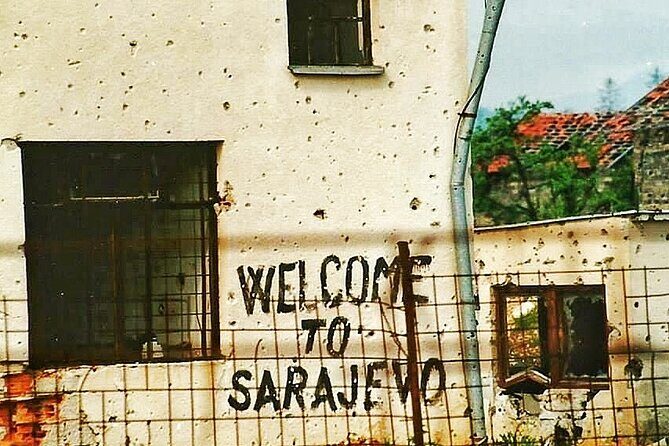 Fall of Yugoslavia, Sarajevo War Tour with Tunnel of Hope Museum and Frontlines - Olympic Complex drive-by: Holiday Inn memories, children’s hospital, and stadium cemetery