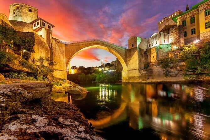 Sarajevo: Mostar Konjic Blagaj Pocitelj Fortica Skywalk Waterfall - Mostar and Stari Most: UNESCO Old Bridge plus that famous jump