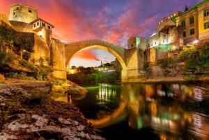 Sarajevo: Mostar, Konjic, Pocitelj, Blagaj Skywalk Waterfall - Konjic and Jablanica: start on the Neretva, pause for WWII context