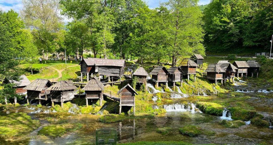 Sarajevo: Strbacki Buk & Jajce Waterfalls Day Trip - Pliva Lake, Mlinčići mills, and the wooden bridges rhythm